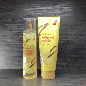 Bodycology Whipped Vanilla Fragrance Mist and Body Cream Set